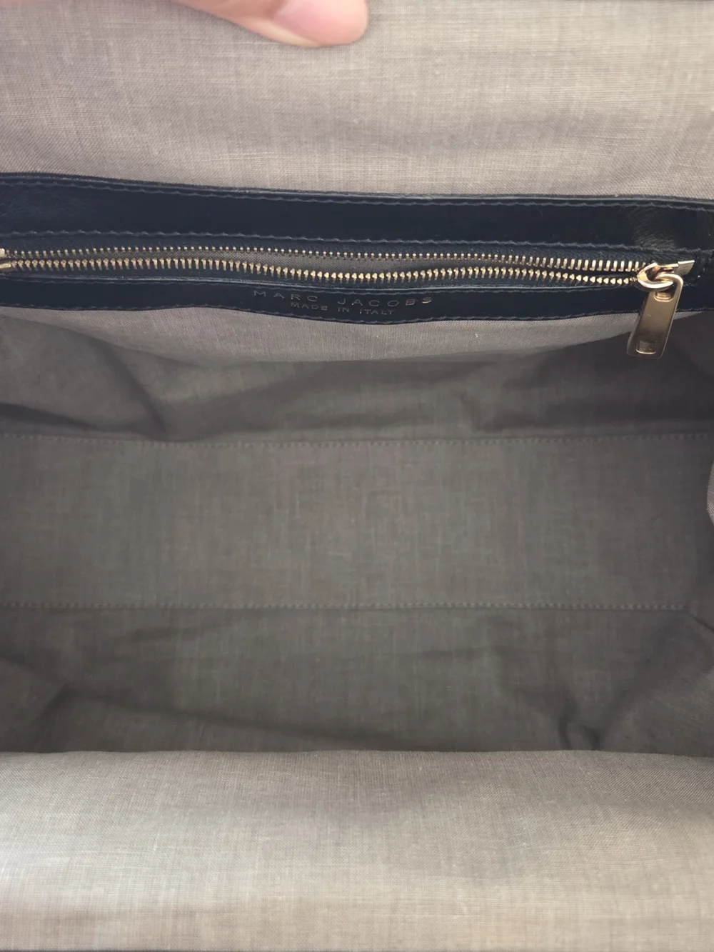 Black Quilted Leather Satchel with Gold Chain